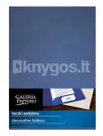 A4-kaustad, 10 tk, metallik tumesinine