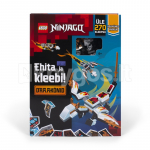 LEGO NINJAGO Tegevusraamat "Ehita ja kleebi! Draakonid" (eesti keeles)