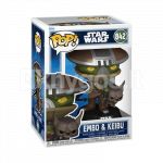FUNKO POP! Vinyl figuur: Star Wars: Mandalorian & Grogu - Buddy Embo & Keibu