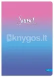 SUNSET A5 vihik, 52 lk, 80 g/m&sup2;, ruuduline