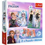 TREFL FROZEN Pusle ja memo komplekt Frozen 2