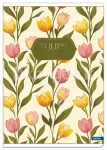 TULIPS vihik A4, 52 lk, 80 g/m&sup2;, ruuduline