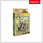 CUBICFUN NATIONAL GEOGRAPHIC 3D pusle laiskloom