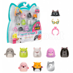 SQUISHMALLOWS SQUISH-A-LONGS minifiguuride komplekt, 8 tk, 2,5 cm