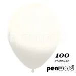 Penword &otilde;hupallid 12" (30 cm), 100 tk, valged