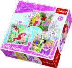 TREFL DISNEY PRINCESS Pusle komplekt 3 in 1, Printsessid