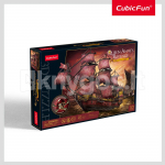 CUBICFUN 3D pusle Queen Anne&acute;s Revenge, eriv&auml;ljaanne