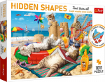 TREFL HIDDEN SHAPES Pusle Kasside puhkus, 1000 osa