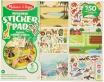 MELISSA & DOUG korduvkasutatavad kleebised Elupaigad