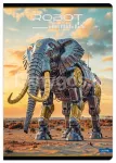A4 joonega vihik ROBOT ANIMALS, 52 lk, 80 g/m&sup2;