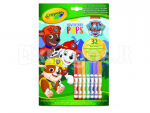 CRAYOLA PAW PATROL V&auml;rvimisraamat markeritega
