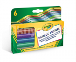 CRAYOLA Metallikv&auml;rvi markerid, 6 tk