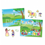MELISSA & DOUG taaskasutatavad kleebised Loss ja Printsess