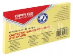 OFFICE kleepuvad lehed 127 x 76 mm, 100 lehte, kollased