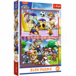 TREFL PAW PATROL puslede komplekt K&auml;papatrull, 2x24 osa