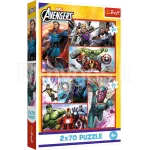 TREFL AVENGERS puslede komplekt, 2x70 osa