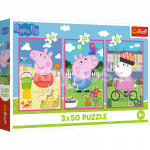 TREFL PEPPA PIG puslede komplekt S&otilde;pruse j&otilde;ud, 3x50 osa