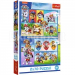 TREFL PAW PATROL puslede komplekt, 2x70 osa