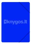 PP-dokumendikaust kummiga, A4, 500 &micro;m, sinine