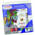 ALPINO Color Experience &ndash; 24 v&auml;rvipliiatsit + 120 mandalat komplekt