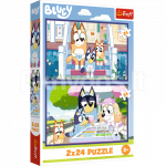 TREFL BLUEY puslede komplekt L&otilde;bus Bluey, 2x24 osa