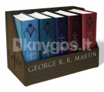 George R. R. Martin's A Game of Thrones Leather-Cloth Boxed Set (Song of Ice and Fire Series)