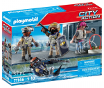 PLAYMOBIL CITY ACTION Tactical Unit figuuride komplekt 71146