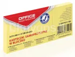 OFFICE Product m&auml;rkmelapid 51 x 38 mm, 3 x 100 lehte, kollased