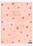 Vihik A4, 52 lehte, 80 g/m&sup2;, ruuduline, Pastel Fruits