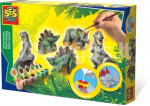 SES  Kipsi valamise komplekt Dinosaurused