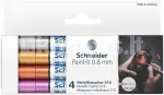 Paint-LT 010 markerid 0,8 mm, 4 tk, segav&auml;rvid, blisterpakendis