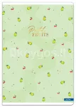 PASTEL FRUITS jooneline vihik A5, 52 lk, 80 g/m&sup2;