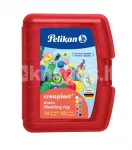 Plastiliin 10 v&auml;rvi, 240 g, punases karbis