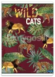 Vihik A5 52 lk 80 g/m&sup2; ruuduline WILD CATS