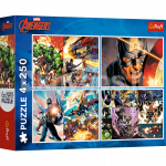 TREFL AVENGERS Puslede komplekt, 4x250 osa