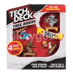 TECH DECK n&auml;purula Free Riders Multipakk