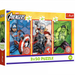 TREFL AVENGERS puslede komplekt Kangelane, 3x50 osa