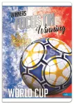 Vihik A5, 52 lk, jooneline, 80 g/m&sup2;, FOOTBALL