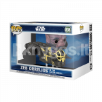 FUNKO POP! Rides DLX: Star Wars: Mandalorian & Grogu - Zeb Orrelios in the Razor Crest