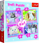TREFL Puslede komplekt 4 in 1 Kassipojad