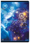 Vihik A5, 52 lehte, 80 g/m&sup2;, joonega