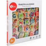 bo. arendav puidust pusle T&auml;hestik ja loomad (eesti keeles)