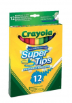 CRAYOLA 12 Supertips Pestavat Markerit