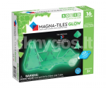 MAGNA-TILES Magnetkonstruktori komplekt Glow, 16 osa