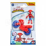 SPIDER-MAN m&auml;ngukomplekt jalgratas ja figuur 6 cm