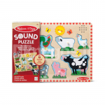 MELISSA & DOUG helidega pusle Farmiloomad