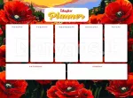 Magnetiline planeerimiskalender teemantmosaiigiga AGUONOS 32x40 cm