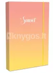 Dokumendikaust SUNSET kummikinnitusega 320 x 230 x 20 mm