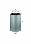 &Otilde;hufilter MAHLE LX 273