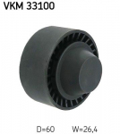Seade-/juhtrull,soonrihm SKF VKM 33100
